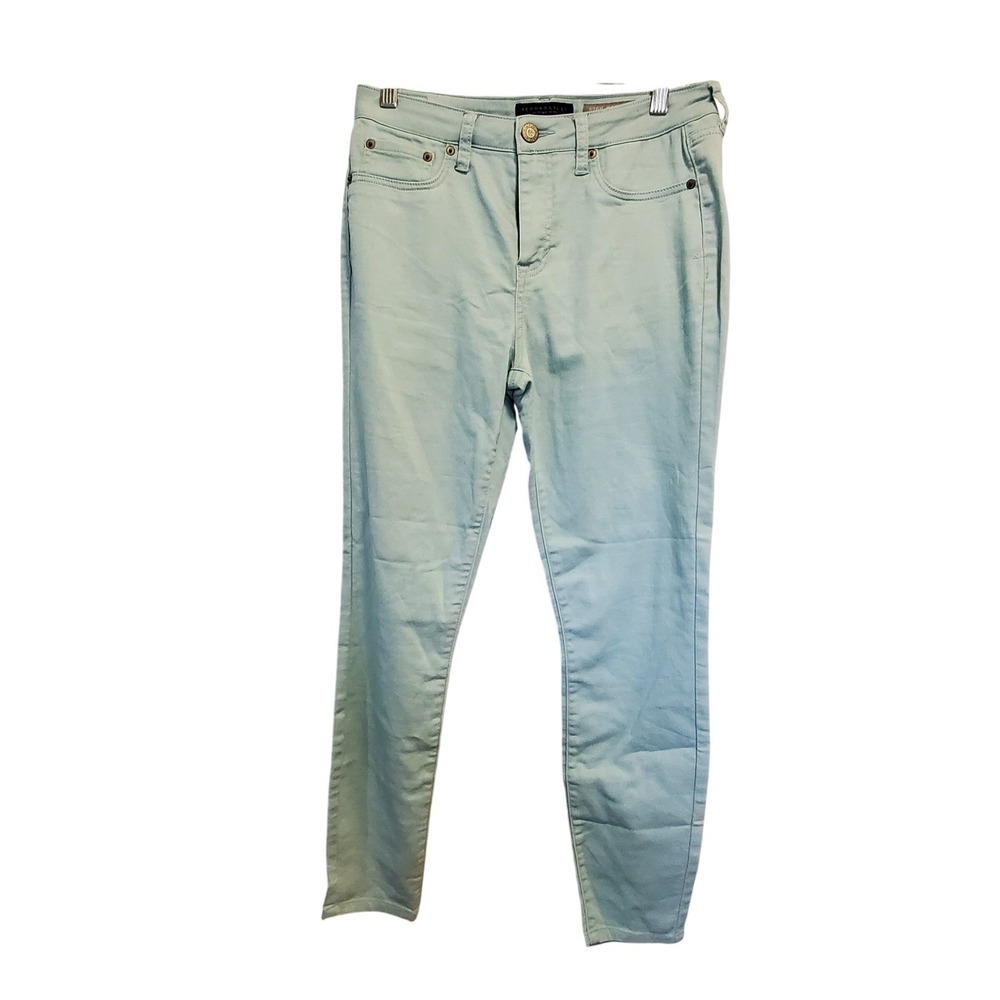 AEROPOSTALE High Waisted Ankle Jeggings Light Blue Size 8